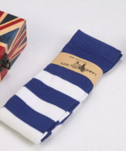 1 Pair Striped Knee Socks Color Wide Stripes - Harajuku