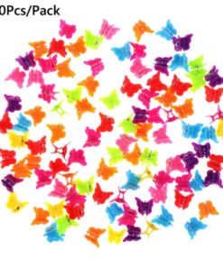 20 50 100 Pcs Mixed Color Butterfly Hairpins - Harajuku