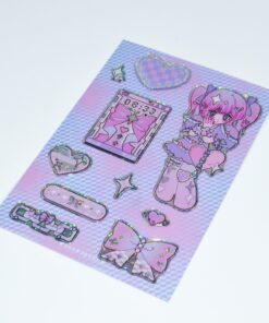 Adhesive Sticker Korean Version Anime Print
