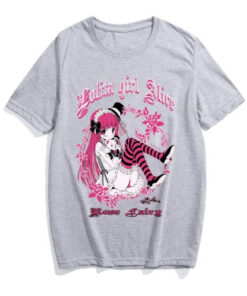 Alice Tshirt Punk Gothic Kawaii - Harajuku