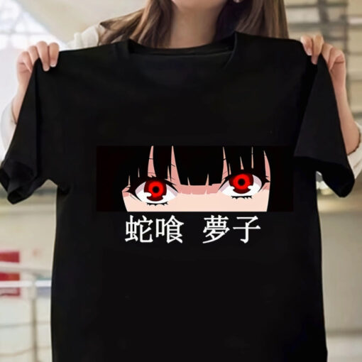 Anime Jabami Yumeko Eyes Tshirt Print Harajuku Streetwear Ulzzang - Harajuku