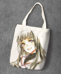Anime Shopping Canvas Shoulder Bag - Harajuku