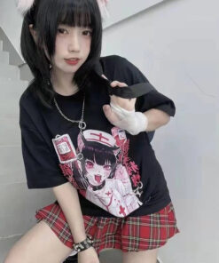 Anime Yami Kawaii Yandere Women T-Shirt