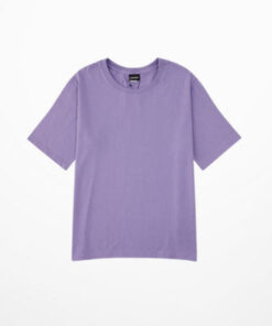 Basic Solid Color Short Sleeve Thick Cotton Tshirt