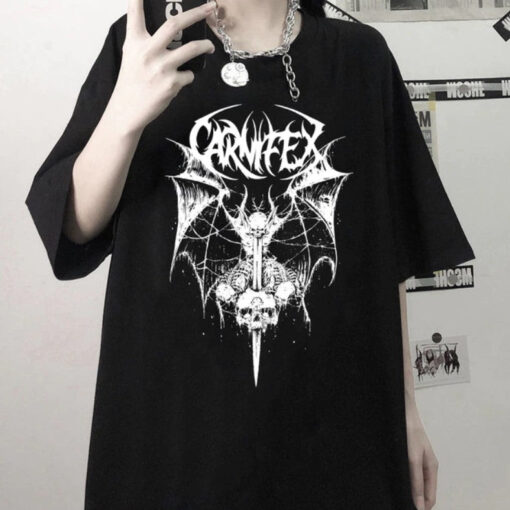 Black Demon Harry T-shirt Punk Gothic - Harajuku