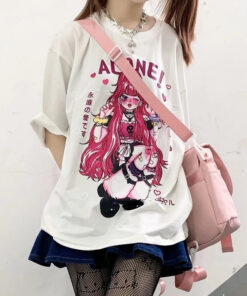 Black Or White T Shirt Anime Sweet Punk Yami Kawaii