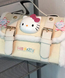 Buckle Briefcase Cute Cat Sanrio For Girls Pin Star Heart Fur