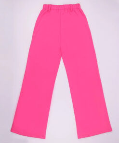 Casual Pink Pants Elastic Waist - Harajuku