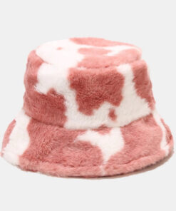 Casual Soft Panama Cow Print Winter Hat Adult - Harajuku