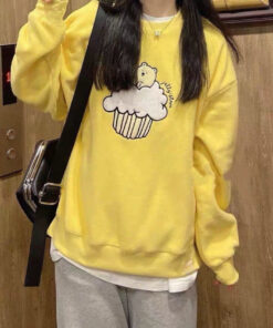 Chic Cotton Warm Sweatshirt Soft Teddy Bear Autumn - Harajuku