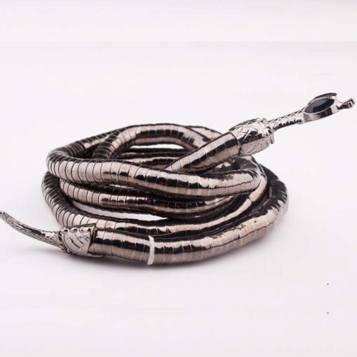 Choker Necklace Snake Gold Silver Color Grunge Style