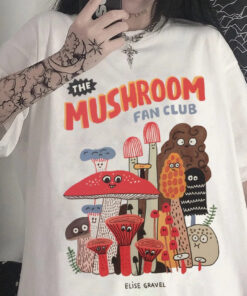 Colored Tshirts Fan Club Comics Mushrooms Amanita