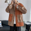 Corduroy Jacket Shirt Coat New York Style - Harajuku