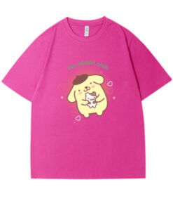 Cotton T-shirt Kawaii Style Soft Girl Print Kawaii Bear
