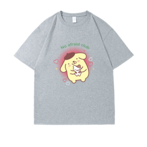 Cotton T-shirt Kawaii Style Soft Girl Print Kawaii Bear