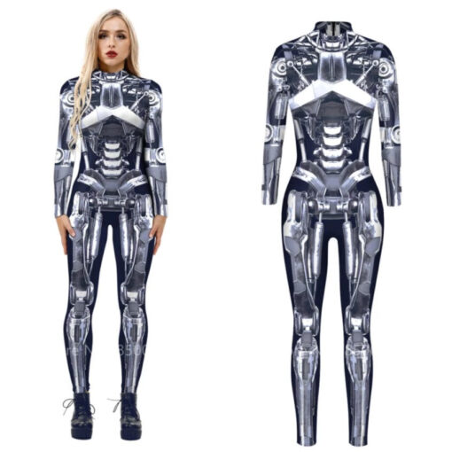 Cyber Punk Body Suit 3D Mechanical Robot - Harajuku