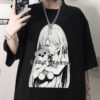 Dark Punk Gothic Shirt Grunge Harajuku Style - Harajuku