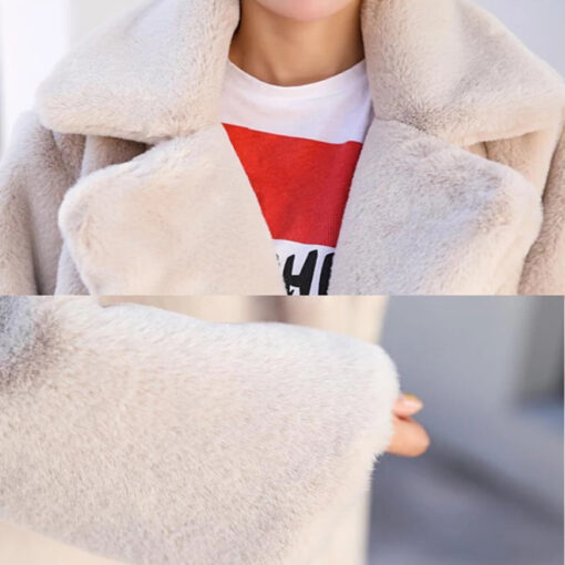 Fur Coat Faux Rabbit Fur Teddy Coat Winter - Harajuku
