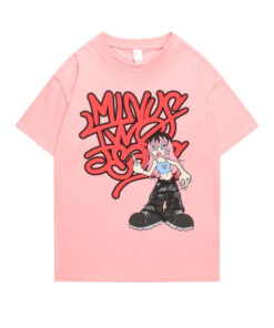 Girl American Street Trend Unisex T Shirt Graffiti Hip Hop