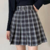Grunge Mini Skirt Japanese School Kawaii Vintage - Harajuku