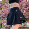 Harajuku Gothic Black Skirt Punk