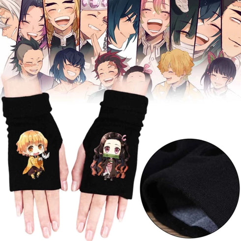 Hit Kawaii Aesthetic Anime Fingerless Gloves