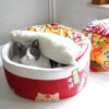 House Cat Bed Nest Sleeping Bag Noodles - Harajuku