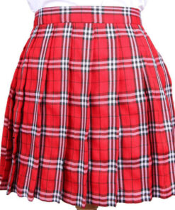 Japanese Mini Skirts Plisse Plaid - Harajuku