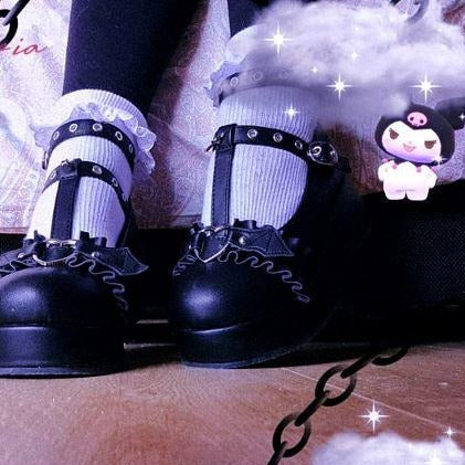 Kawaii Shoes Lolita Style Gothic Cosplay - Harajuku