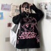 Knitted Sweater Punk Anime Olchchan - Harajuku