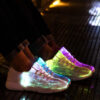 Luminous Sneakers Fiber Optic Fabric USB