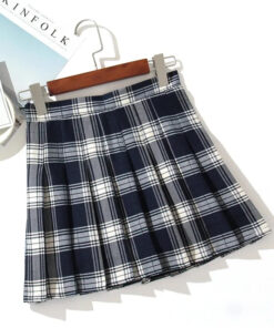 Mini Skirt Women Pleated Skirt School Korean Girl Student