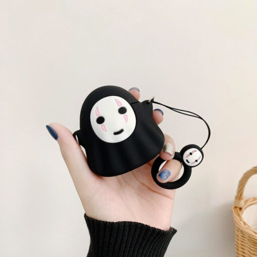 No Face Silicone Case For Airpods 2 1 Bluetooth Earphone - Harajuku