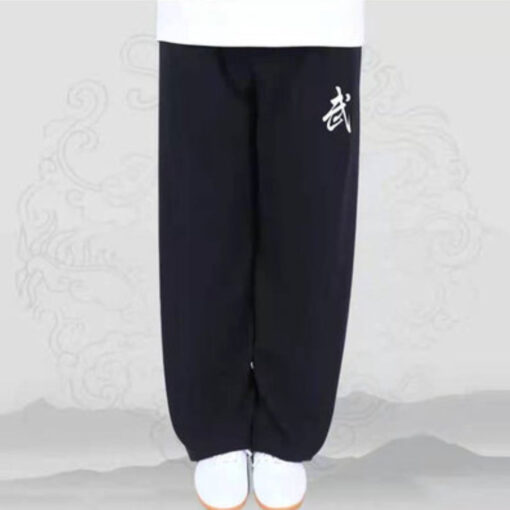 Pants Martial Art Tai Chi Cotton Ice Silk - Harajuku