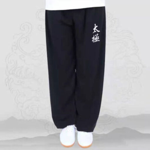 Pants Martial Art Tai Chi Cotton Ice Silk - Harajuku