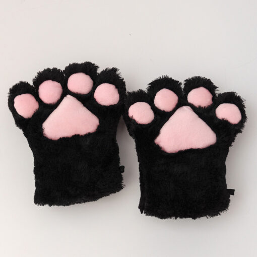 Plush Cat Paw Gloves Fluffy Cute Gloves