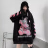Punk Gothic Sweatshirt Harajuku Style Monster Girl - Harajuku