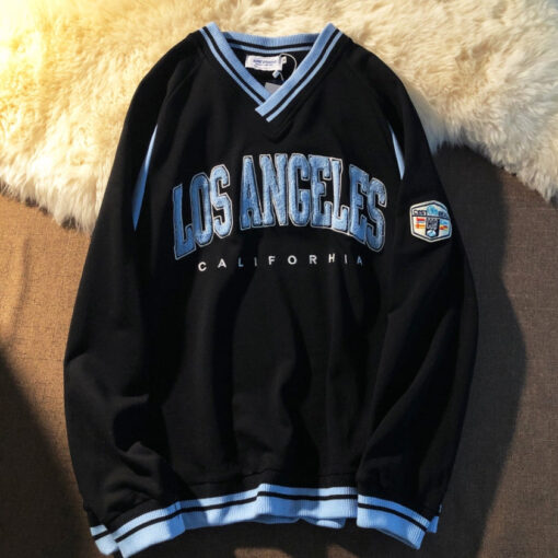Retro Sweatshirt Los Angeles California - Harajuku