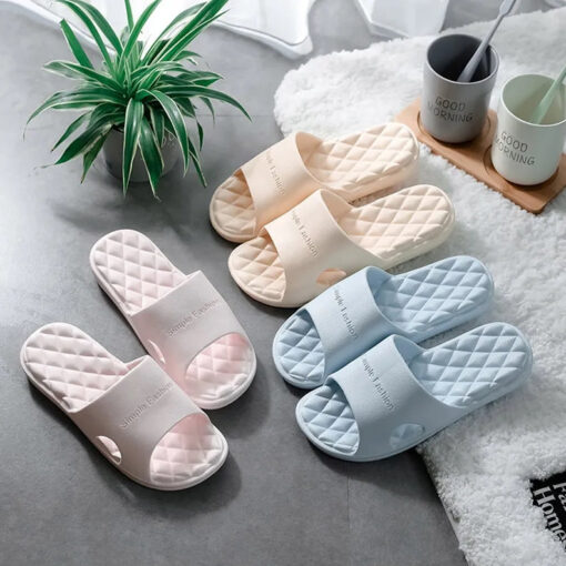 Soft Nonslip Summer Home Bathroom Slippers