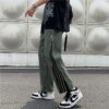 Sweatpants Side Stripes New York Style - Harajuku