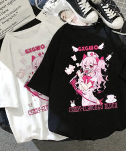 T-shirt Gothic Yami Kawaii Dark Japanese Punk - Harajuku