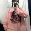 Anime Goth Punk Style T Shirt Korea - Harajuku