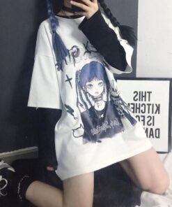 Anime KPop Harajuku Fashion T-shirt - Harajuku
