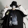 Anime Style Long Sleeve T-shirt - Harajuku