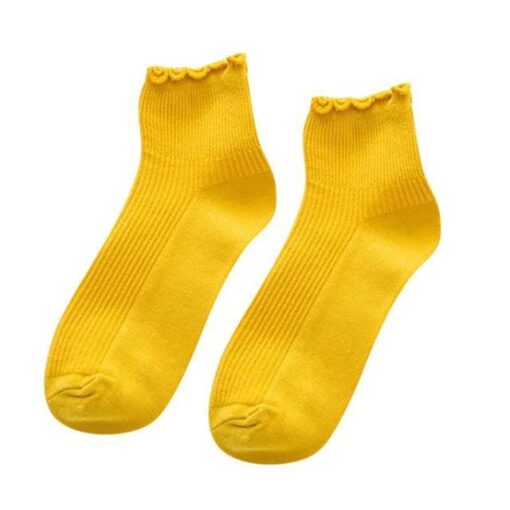 Bright Color Cotton Socks - Harajuku