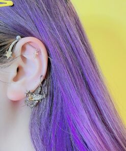 Creative Earrings Clip-on Unicorn - Harajuku