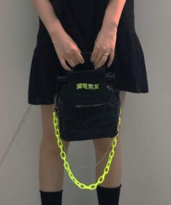 Fluorescent Chains Punk Style - Harajuku