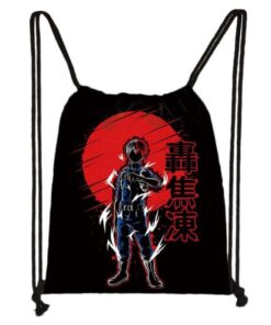 Friday the 13th Anime Hero Academia Drawstring Bag - Harajuku