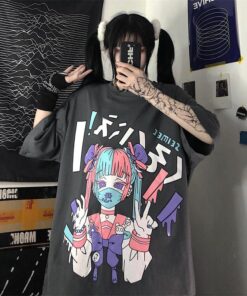 Hit T-shirt Monster Girl Harajuku - Harajuku
