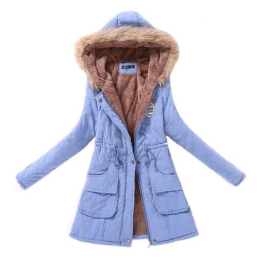 Hit Warm Cotton Jacket Coat - Harajuku